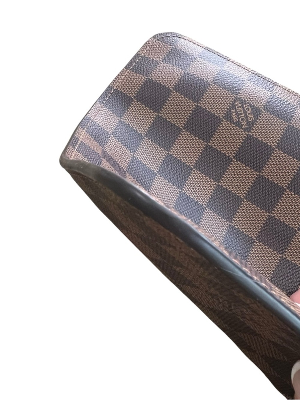 LOUIS VUITTON Damier Ebene Neverfull MM GM Pochette - Picture 7 of 9